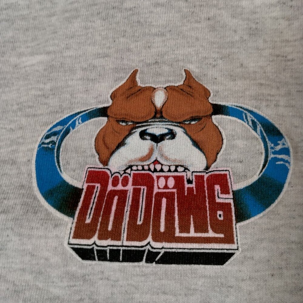 Vintage Da Dawg Shirt Men XL Gray One Dirty Dawg Monster Truck Rottweiler Dog - Picture 9 of 9